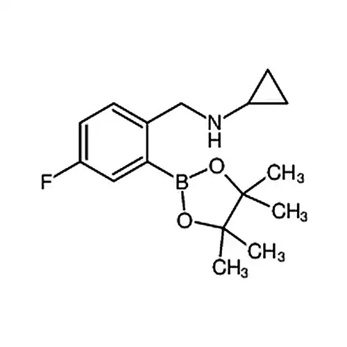 N-(4-불소-2-(4,4,5,5-四메틸-1,3,2-二산소붕소杂环펜틸알칸-2-基)벤질)环프로필아민