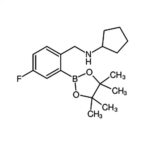 N-(4-Fluoro-2-(4,4,5,5-tetramethyl-1,3,2-dioxaborolan-2-yl)benzyl)cyclopentanamine