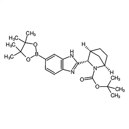 (1R,3S,4S)-3-(6-(4,4,5,5-四메틸-1,3,2-二산소杂붕소杂环펜틸알칸-2-基)-1H-벤젠并[d]이미다졸-2-基)基)-2-질소杂二环[2.2.1]헵틸알칸-2-羧산叔부틸에스테르