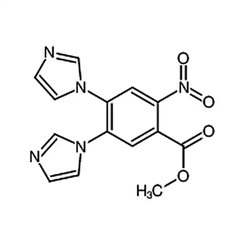 2-ニトロ-4，5-二(1-イミダゾール基)ベンゼンギ酸メチルエステル