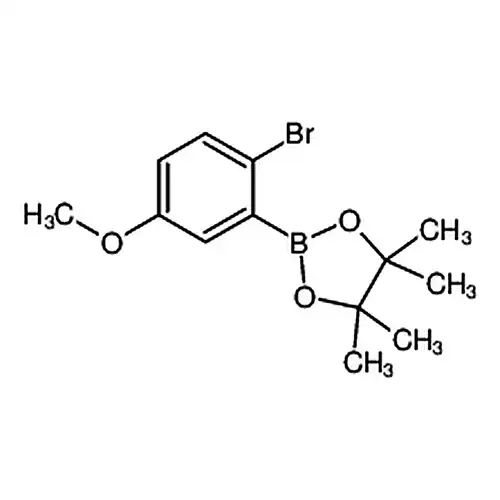 2-(2-臭素-5-メチル酸素基フェニル)-4，4，5，5-四メチル-1，3，2-二酸素ホウ素杂环ペンチルアルカン