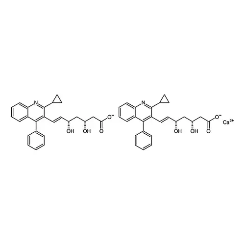 Calcium (3R,5S,E)-7-(2-cyclopropyl-4-phenylquinolin-3-yl)-3,5-dihydroxyhept-6-enoate