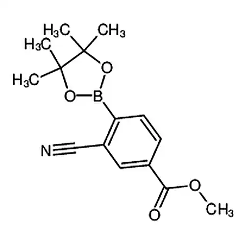 3-氰基-4-(4,4,5,5-四метил-1,3,2-二кислородабора杂环пентилалкан-2-基)бензолмуравьиная кислотаметилэфир