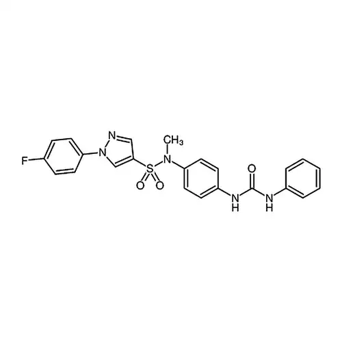 1-(4-불소페닐)-N-메틸-N-(4-(3-페닐脲基)페닐)-1H-피라졸-4-磺아미드