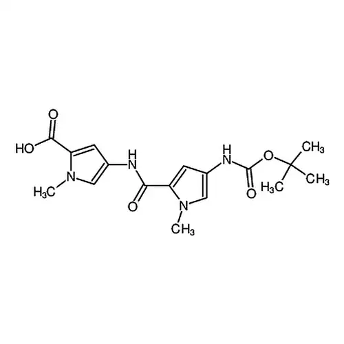 4-(4-((tert-Butoxycarbonyl)amino)-1-methyl-1H-pyrrole-2-carboxamido)-1-methyl-1H-pyrrole-2-carboxylic acid