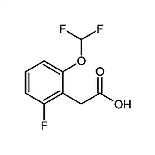2-(2-(二фтораметилкислорода基)-6-фторафенил)уксусная кислота