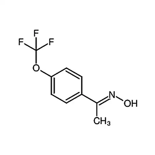 (E)-1-(4-(三フッ素メチル酸素基)フェニル)エチルケトン肟