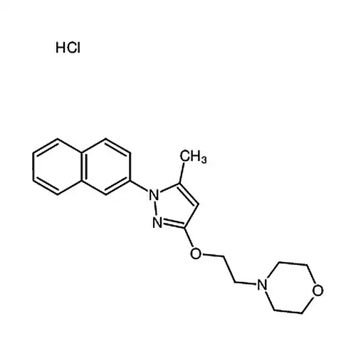 4-(2-((5-메틸-1-(萘-2-基)-1H-피라졸-3-基)산소基)에틸)吗啉염산염