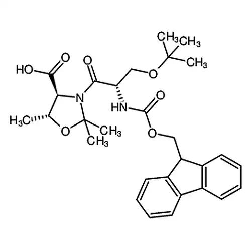 (4S,5R)-3-((S)-2-((((9H-芴-9-基)메틸산소基)羰基)아미노)-3-(叔부틸산소基)프로피오닐)-2,2,5-三메틸恶唑알칸-4-羧산