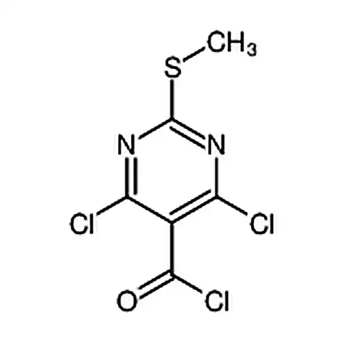 4,6-Dichloro-2-(methylthio)pyrimidine-5-carbonyl Chloride