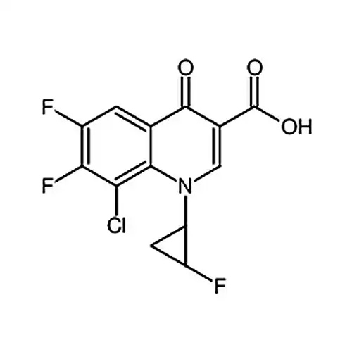 8-塩素-6，7-二フッ素-1-((1R，2S)-2-フッ素环プロピル基)-4-酸素代-1，4-二水素キノリン-3-羧酸