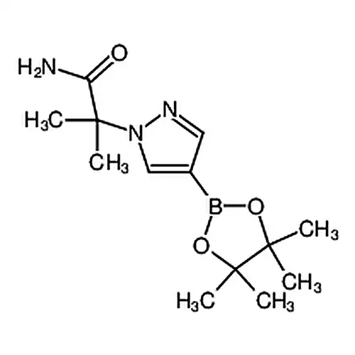 2-메틸-2-(4-(4,4,5,5-四메틸-1,3,2-二산소붕소杂环펜틸알칸-2-基)-1H-피라졸-1-基)프로필아미드