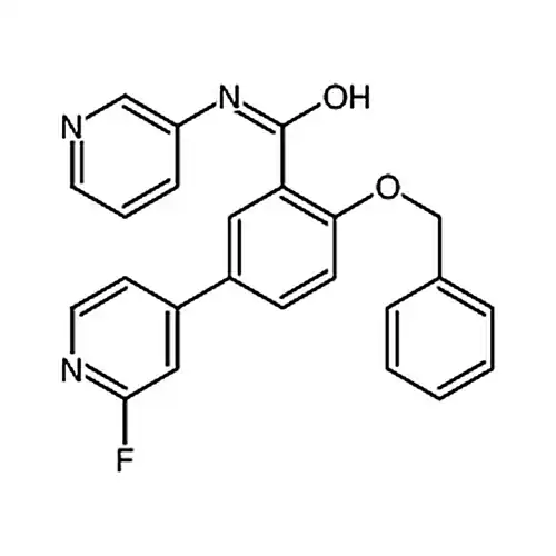 2-(苄酸素基)-5-(2-フッ素ピリジン-4-基)-N-(ピリジン-3-基)ベンゾイルアミン