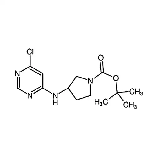 (R)-3-(6-염소-피리미딘-4-基아미노)-피롤알칸-1-羧산tert-부틸에스테르