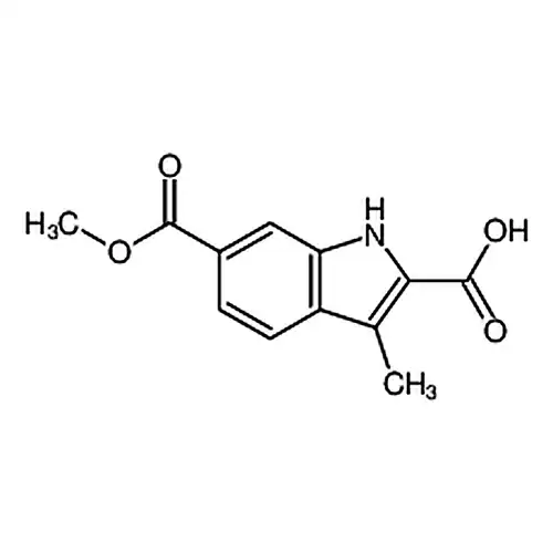 3-메틸-6-메틸산소基羰基인돌-2-羧산