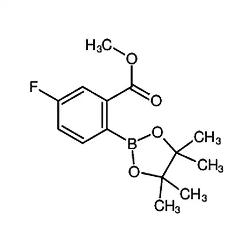 5-фтора-2-(4,4,5,5-四метил-1,3,2-二кислорода杂环пентилбораалкан-2-基)бензолмуравьиная кислотаметилэфир