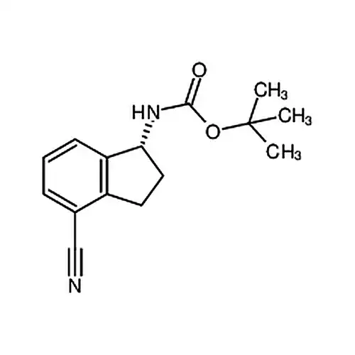 (R)-(4-氰基-2,3-二水素-1H-茚-1-基)アミノギ酸叔ブチルエステル