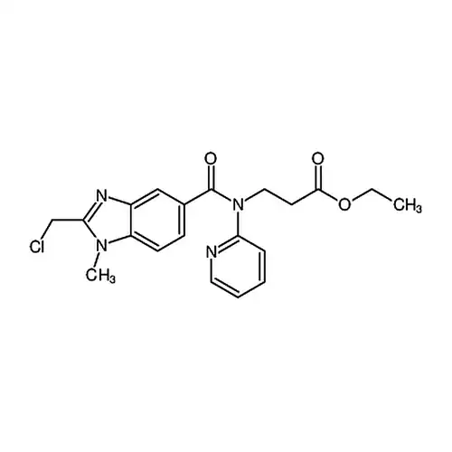 Ethyl 3-(2-(Chloromethyl)-1-methyl-N-(pyridin-2-yl)-1H-benzo[d]imidazole-5-carboxamido)propanoate
