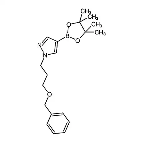 1-(3-(苄산소基)프로필基)-4-(4,4,5,5-四메틸-1,3,2-二산소붕소杂环펜틸알칸-2-基)-1H-피라졸