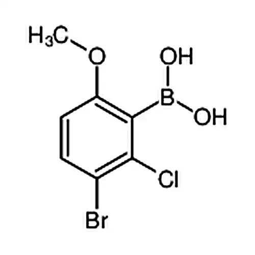 (3-Bromo-2-chloro-6-methoxyphenyl)boronic acid