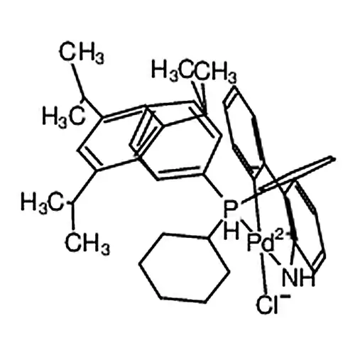 塩素(2-二环ヘキシル基膦基-2 ，4 ，6 -三イソプロピル-1，1 -联フェニル)[2-(2 -アミノ-1，1 -联ベンゼン)]钯(II)