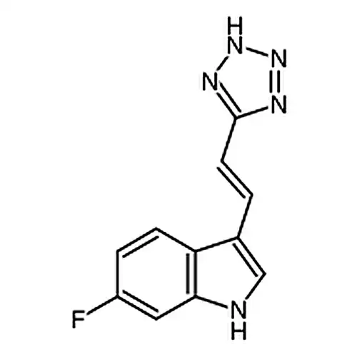(E)-3-(2-(1H-四질소唑-5-基)에틸렌基)-6-불소-1H-인돌