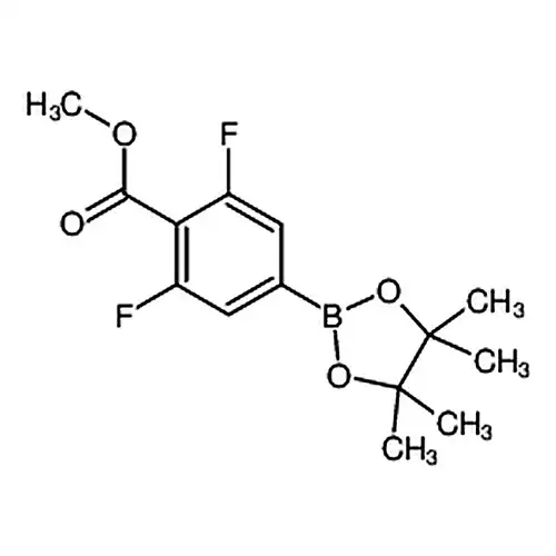 2,6-二불소-4-(4,4,5,5-四메틸-1,3,2-二산소붕소杂环펜틸알칸-2-基)벤젠개미산메틸에스테르
