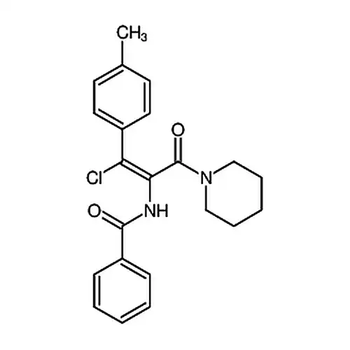 (Z)-N-(1-염소-3-산소代-3-(哌啶-1-基)-1-(对톨루엔基)프로필-1-엔-2-基)벤조일아민