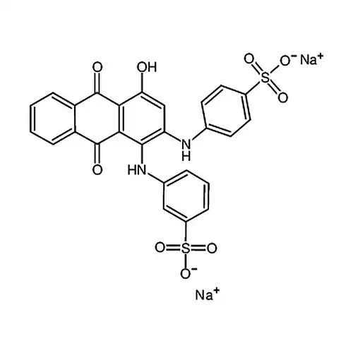 disodium;4-[[4-hydroxy-9，10-dioxo-3-(4-sulfonatoanilino)anthracen-1-yl]amino]benzenesulfonate
