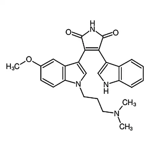 3-(1-(3-(二метиламино)пропил基)-5-метилкислорода基-1H-индол-3-基)-4-(1H-индол-3-基)-1H-пиррол-2,5-二кетон