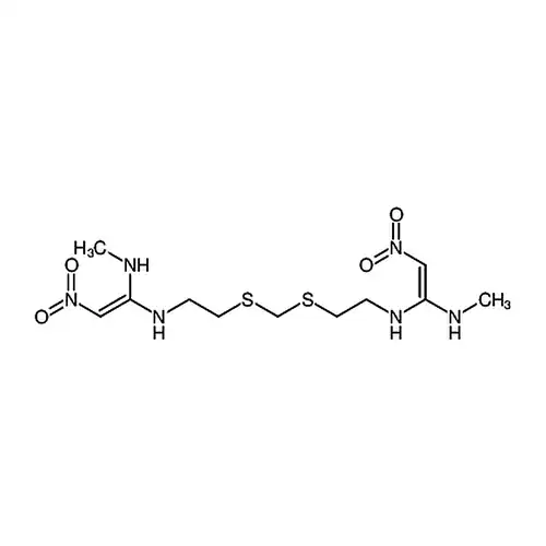 N，N-((Methylenebis(sulfanediyl))bis(ethane-2，1-diyl))bis(N-methyl-2-nitroethene-1，1-diamine)