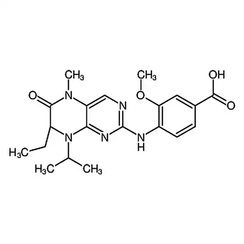 (R)-4-((7-Ethyl-8-isopropyl-5-methyl-6-oxo-5,6,7,8-tetrahydropteridin-2-yl)amino)-3-methoxybenzoic acid