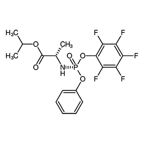 N-[(R)-(2，3，4，5，6-五불소벤젠산소基)벤젠산소基亚膦酰基]-L-프로필氨산异프로필에스테르