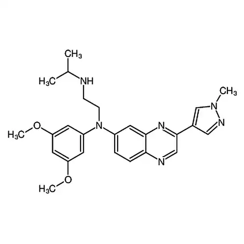 N1-(3,5-二메틸산소基페닐)-N2-이소프로필-N1-(3-(1-메틸-1H-피라졸-4-基)喹喔啉-6-基)에틸알칸-1,2-二아민