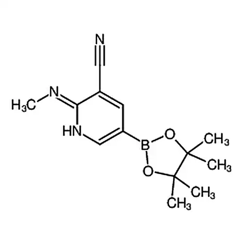 2-(메틸아미노)-5-(4,4,5,5-四메틸-1,3,2-二산소杂붕소알칸-2-基)烟腈