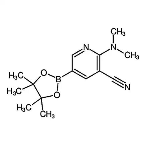 2-(디메틸아미노)-5-(4,4,5,5-四메틸-1,3,2-二산소붕소杂环펜틸알칸-2-基)烟腈