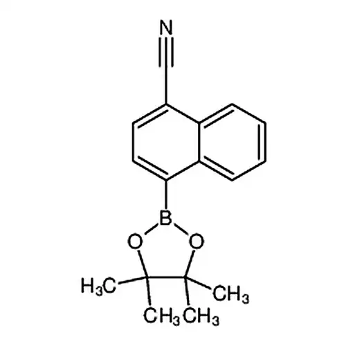 4-(4,4,5,5-四メチル-1,3,2-二酸素ホウ素杂环ペンチルアルカン-2-基)-1-萘腈