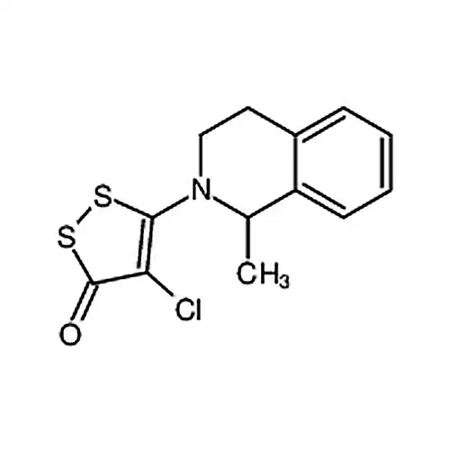 4-塩素-5-(1-メチル-3,4-二水素イソキノリン-2(1H)-基)-3H-1,2-二硫黄アルコール-3-ケトン