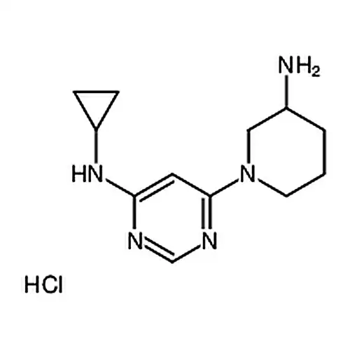 6-(3-아미노哌啶-1-基)-N-环프로필基피리미딘-4-아민염산염