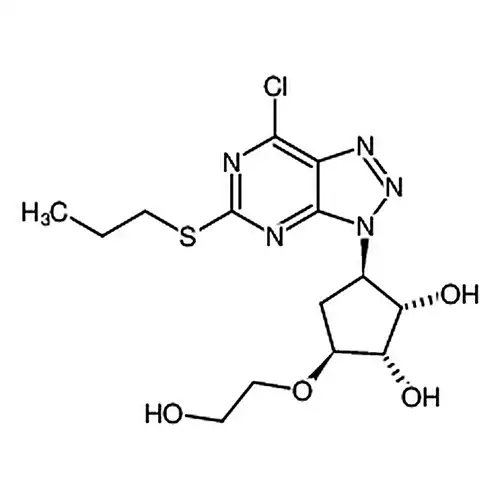 (1S，2S，3R，5S)-3-(7-塩素-5-(プロピル硫黄基)-3H-[1，2，3]三唑并[4，5-d]ピリミジン-3-基)-5-(2-ヒドロキシエチル酸素基)环ペンチルアルカン-1，2-二アルコール
