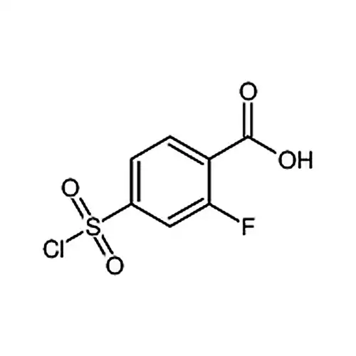 4-(Chlorosulfonyl)-2-fluorobenzoic acid