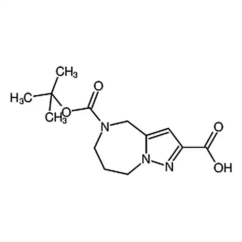 5-(叔-부틸산소羰基)-5，6，7，8-四수소-4H-피라졸并[1，5-a][1，4]二질소杂卓-2-羧산