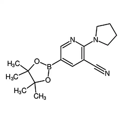 2-(피롤알칸-1-基)-5-(4,4,5,5-四메틸-1,3,2-二산소붕소杂环펜틸알칸-2-基)烟腈