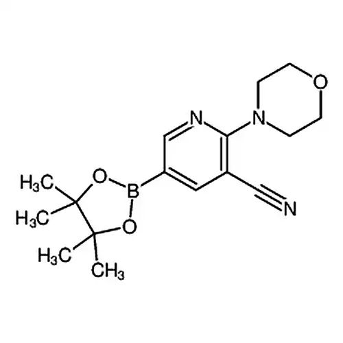 2-吗啉-5-(4,4,5,5-四метил-1,3,2-二кислородабора杂环пентилалкан-2-基)烟腈
