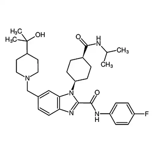 4-фтора-N-(6-((4-(2-гидроксипропилалкан-2-基)哌啶-1-基)метил)-1-(顺式-4-(изопропил氨метил酰)环гексил基)-1H-бензол并[d]имидазол-2-基)бензоиламин