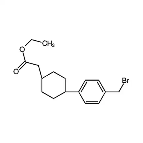 2-((反式-4-(4-(臭素メチル)フェニル)环ヘキシル基)酢酸エチルエステル
