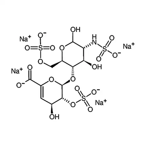 2-脱酸素-4-O-(4-脱酸素-2-O-磺基ヘキシル-4-エン吡喃糖基)-2-(磺基アミノ)-ヘキシル糖6-(水素硫黄酸塩)ナトリウム塩(1:1)