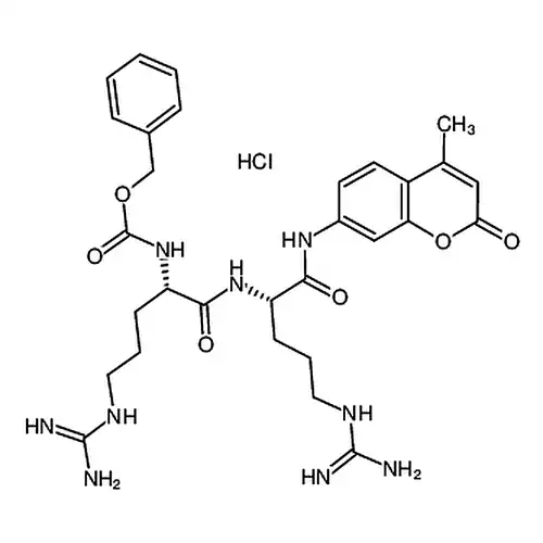 Z-精氨산-精氨산-7-酰아미노-4-메틸香豆素 염산염