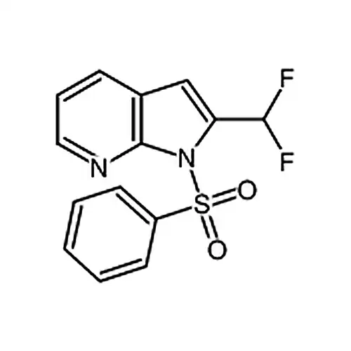 1-(벤젠磺酰基)-2-(二불소메틸)-1H-피롤并[2，3-b]피리딘