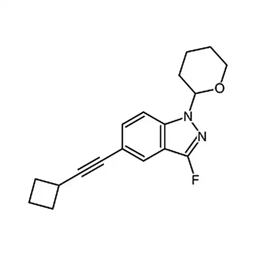 5-(环ブチル基エチルイン基)-3-フッ素-1-(四水素-2H-吡喃-2-基)-1H-吲唑